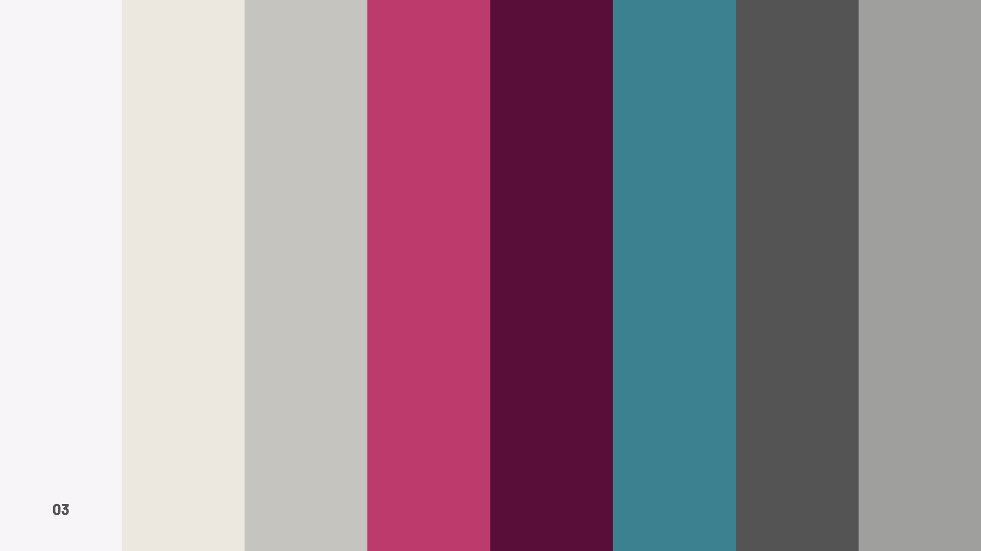 Colour Theme 03, XML for PowerPoint, flat dark crimson and sea wave